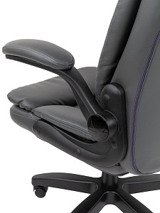 Офисное кресло CHAIRMAN 533, экокожа, серый